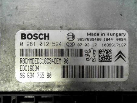 CALCULATEUR MOTEUR CITROEN C3 2007