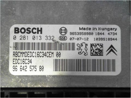 CALCULATEUR MOTEUR CITROEN C4 2007