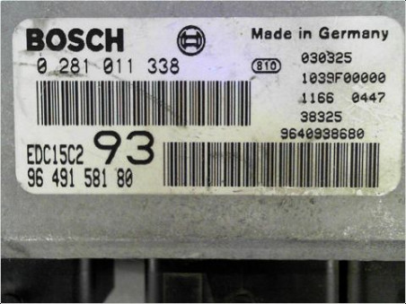 CALCULATEUR MOTEUR PEUGEOT 406 2003