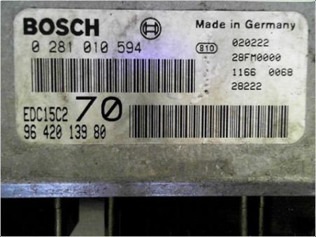 CALCULATEUR MOTEUR PEUGEOT 206 SW 2002