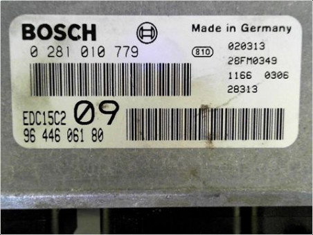 CALCULATEUR MOTEUR PEUGEOT 307 2002