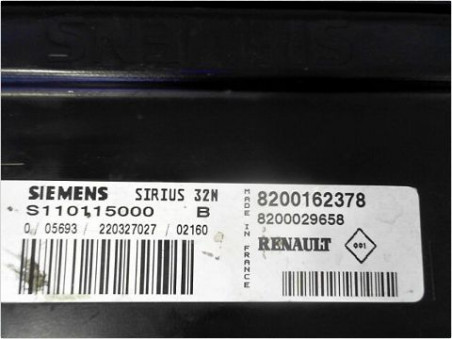 CALCULATEUR MOTEUR RENAULT CLIO 2002
