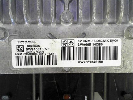 CALCULATEUR MOTEUR CITROEN C4 PICASSO 2008