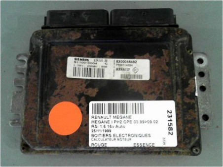 CALCULATEUR MOTEUR RENAULT MEGANE 1999