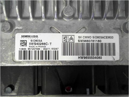 CALCULATEUR MOTEUR PEUGEOT 407 2005