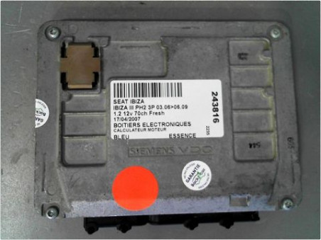 CALCULATEUR MOTEUR SEAT IBIZA 2007
