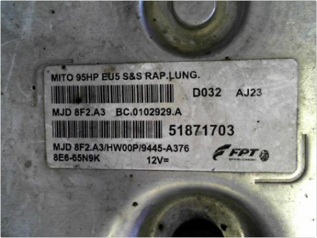 CALCULATEUR MOTEUR ALFA ROMEO MITO 2010