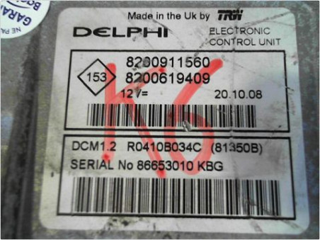 CALCULATEUR MOTEUR NISSAN MICRA 2009