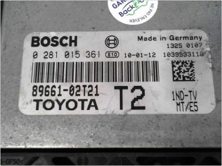 CALCULATEUR MOTEUR TOYOTA AURIS 2010