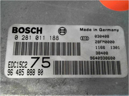 CALCULATEUR MOTEUR PEUGEOT 206 2003