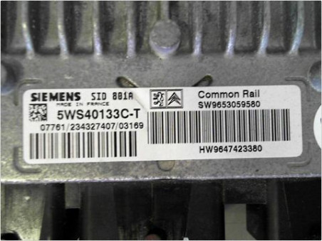 CALCULATEUR MOTEUR PEUGEOT 307 2003