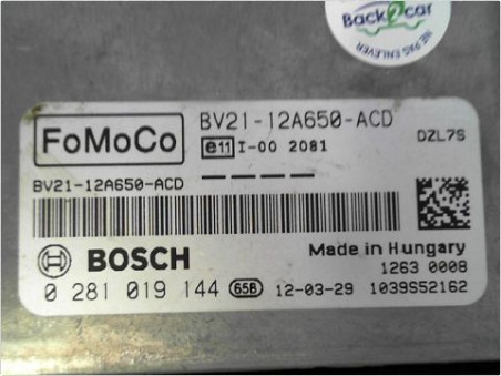 CALCULATEUR MOTEUR FORD FIESTA 2012