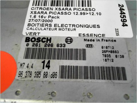 CALCULATEUR MOTEUR CITROEN XSARA PICASSO 2000