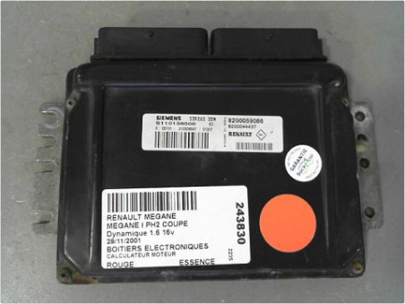 CALCULATEUR MOTEUR RENAULT MEGANE 2001