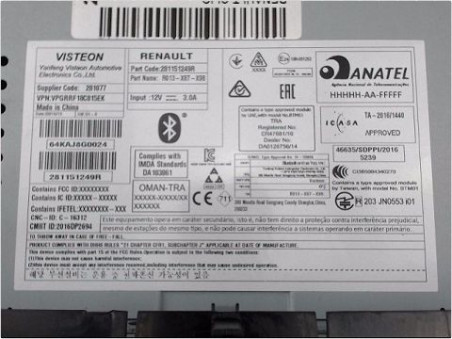 AUTORADIO RENAULT CLIO 2020