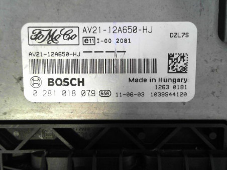 CALCULATEUR MOTEUR FORD FIESTA 2011