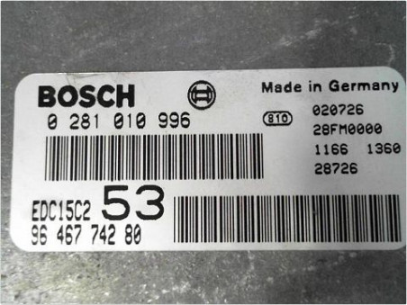 CALCULATEUR MOTEUR CITROEN XSARA PICASSO 2002