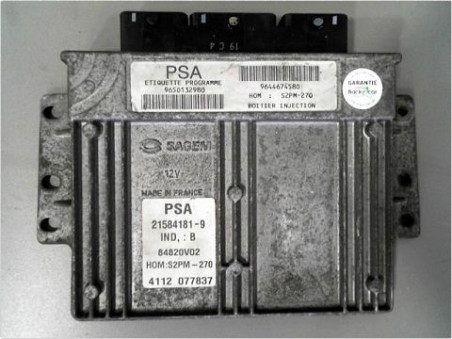 CALCULATEUR MOTEUR CITROEN XSARA PICASSO 2004