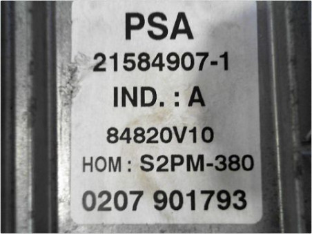 CALCULATEUR MOTEUR CITROEN C3 2003