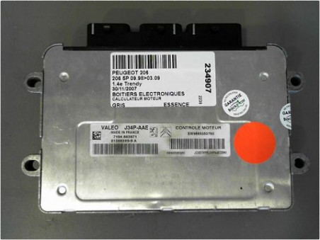CALCULATEUR MOTEUR PEUGEOT 206 2007
