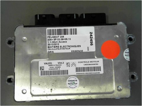 CALCULATEUR MOTEUR PEUGEOT 206 2012