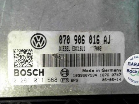 CALCULATEUR MOTEUR VOLKSWAGEN TRANSPORTER COURT TOLE 03-09