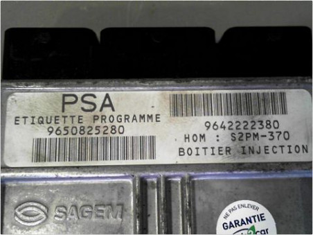 CALCULATEUR MOTEUR CITROEN C3 2002-2005