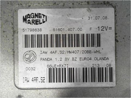 CALCULATEUR MOTEUR FIAT PANDA II 03-12