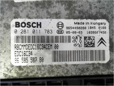 CALCULATEUR MOTEUR PEUGEOT 206 98-09