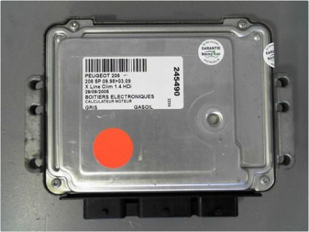 CALCULATEUR MOTEUR PEUGEOT 206 98-09