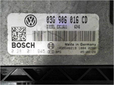 CALCULATEUR MOTEUR VOLKSWAGEN TOURAN 03-06