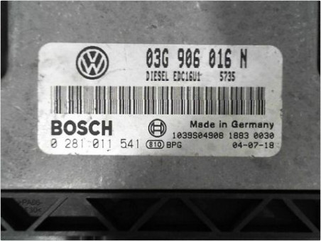 CALCULATEUR MOTEUR VOLKSWAGEN CADDY COMBI 04-10