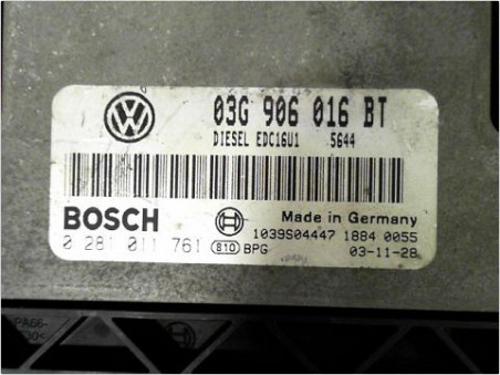CALCULATEUR MOTEUR VOLKSWAGEN TOURAN 03-06