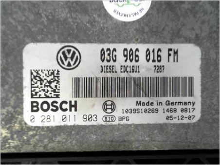 CALCULATEUR MOTEUR VOLKSWAGEN GOLF V 2003-2009