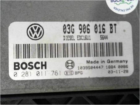 CALCULATEUR MOTEUR VOLKSWAGEN TOURAN 03-06