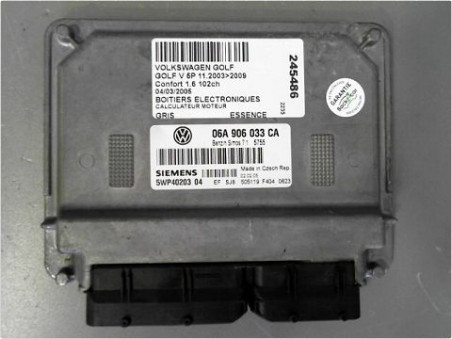 CALCULATEUR MOTEUR VOLKSWAGEN GOLF V 2003-2009