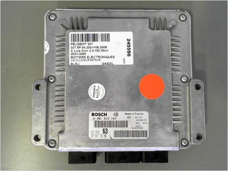 CALCULATEUR MOTEUR PEUGEOT 307 2001-2005