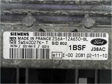 CALCULATEUR MOTEUR FORD FIESTA 02 -05