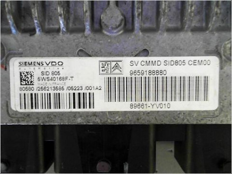 CALCULATEUR MOTEUR PEUGEOT 107 3P