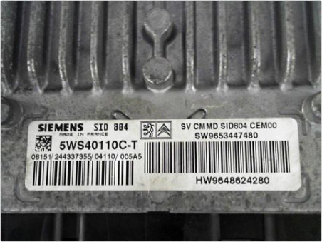 CALCULATEUR MOTEUR CITROEN C3 2002-2005