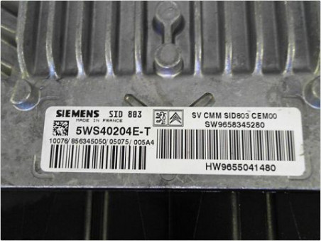 CALCULATEUR MOTEUR PEUGEOT 407 2004-2008