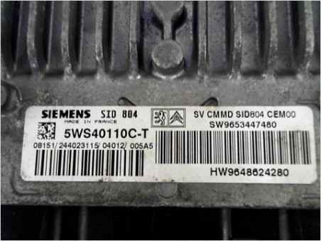 CALCULATEUR MOTEUR CITROEN C3 2002-2005