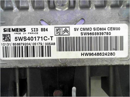CALCULATEUR MOTEUR PEUGEOT 1007 05-10