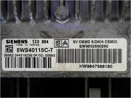 CALCULATEUR MOTEUR CITROEN C2 03-08