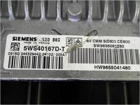 CALCULATEUR MOTEUR PEUGEOT 407 2004-2008