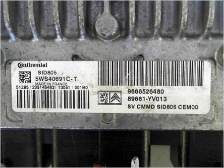 CALCULATEUR MOTEUR PEUGEOT 107 3P