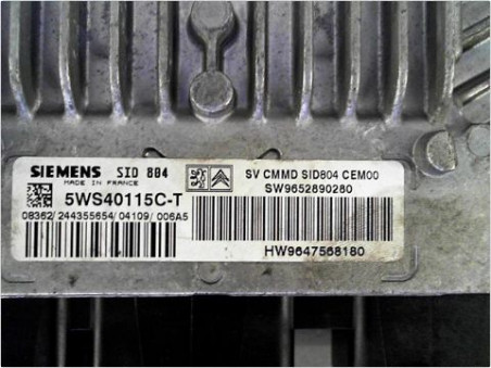 CALCULATEUR MOTEUR CITROEN C3 2002-2005