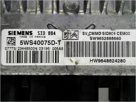 CALCULATEUR MOTEUR CITROEN C2 03-08