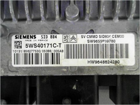 CALCULATEUR MOTEUR PEUGEOT 1007 05-10