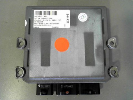 CALCULATEUR MOTEUR PEUGEOT 407 2004-2008